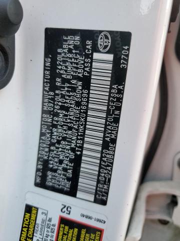 2019 TOYOTA CAMRY L - 4T1B11HK5KU169696