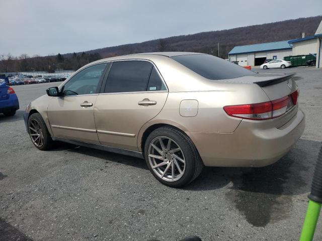 HONDA ACCORD LX 2004 beige sedan 4d gas 1HGCM56374A136790 photo #3