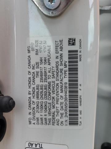 2017 HONDA CR-V LX - 2HKRW5H36HH403819
