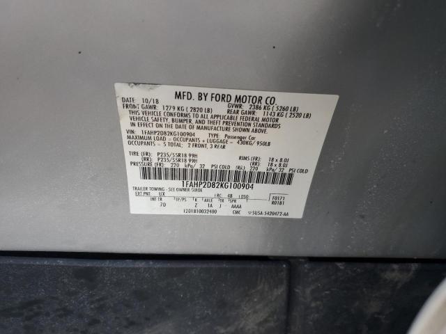 2019 FORD TAURUS SE - 1FAHP2D82KG100904