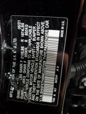 2021 HONDA CIVIC SPOR - SHHFK7H49MU227228