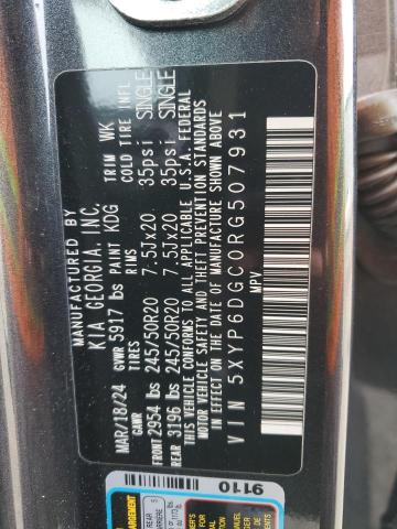 2024 KIA TELLURIDE - 5XYP6DGC0RG507931