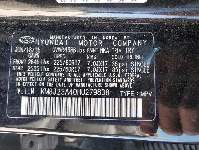 2017 HYUNDAI TUCSON SE - KM8J23A40HU279838
