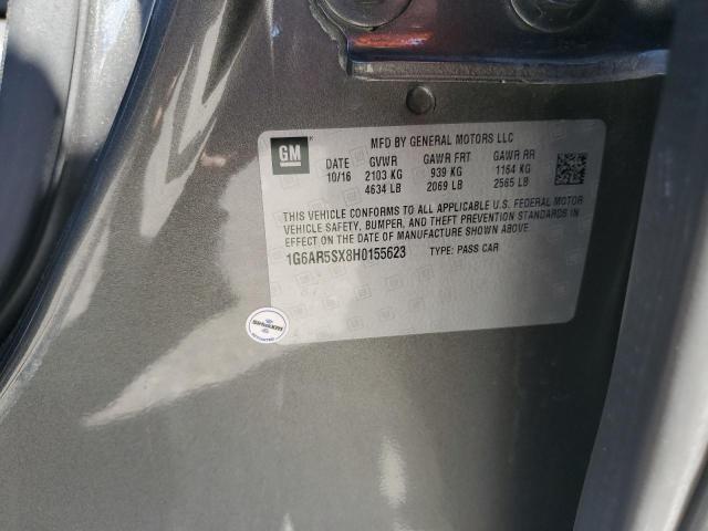 2017 CADILLAC CTS LUXURY - 1G6AR5SX8H0155623