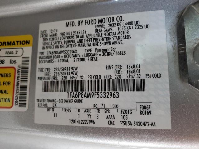 2015 FORD MUSTANG - 1FA6P8AM9F5332963