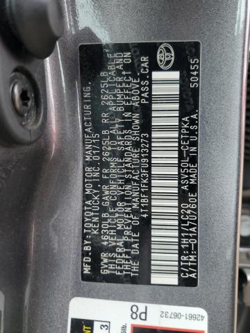 4T1BF1FK3FU913273 2015 TOYOTA CAMRY