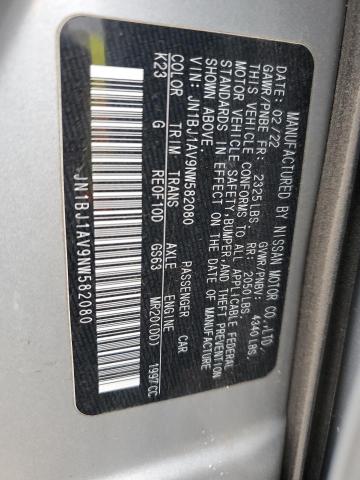 2022 NISSAN ROGUE SPOR - JN1BJ1AV9NW582080