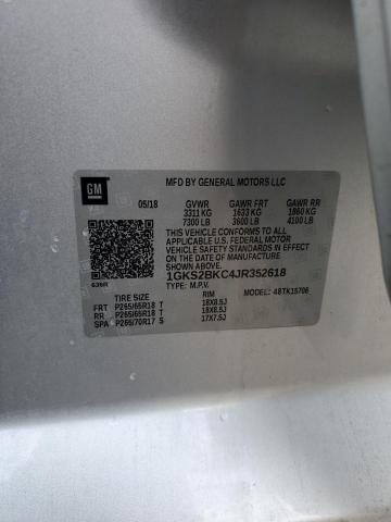 2018 GMC YUKON SLT 1GKS2BKC4JR352618