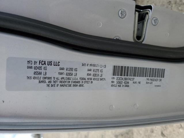 2019 DODGE CHARGER SR - 2C3CDXL96KH742197