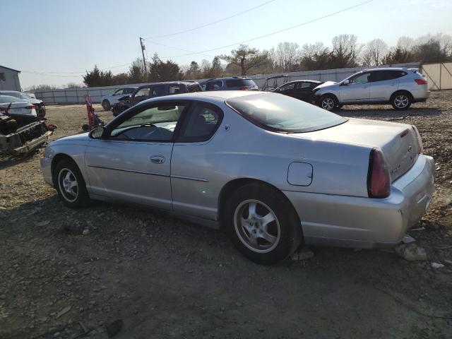 CHEVROLET MONTE CARL 2001 silver  gas 2G1WW12E919160501 photo #3