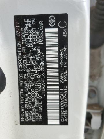 2017 TOYOTA PRIUS - JTDKARFU6H3049167
