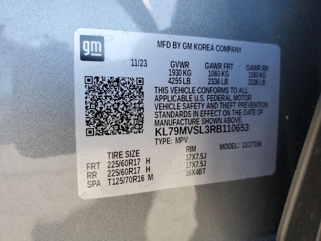 2024 CHEVROLET TRAILBLAZE - KL79MVSL3RB110653