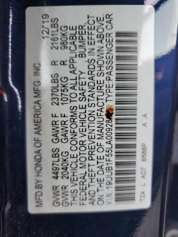 2020 ACURA TLX TECHNO 19UUB1F55LA009281