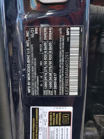 2022 MERCEDES-BENZ GLE 350 4M - 4JGFB4KB4NA605291