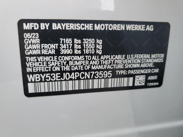 2023 BMW I7 XDRIVE6 WBY53EJ04PCN73595