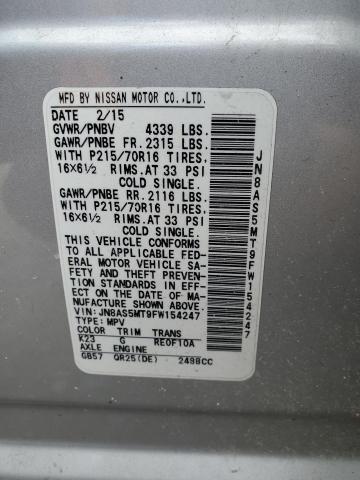 2015 NISSAN ROGUE SELE - JN8AS5MT9FW154247