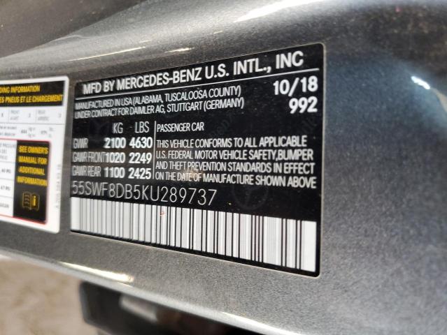 2019 MERCEDES-BENZ C 300 - 55SWF8DB5KU289737