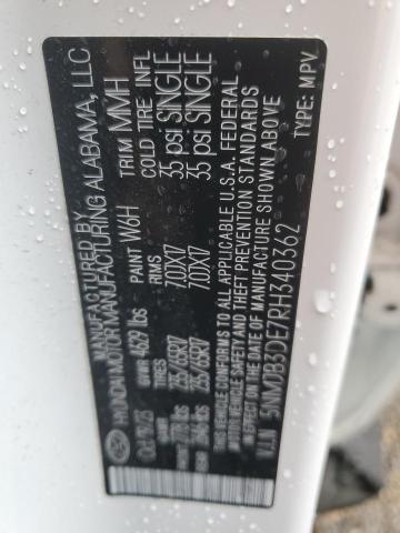 2024 HYUNDAI TUCSON SEL - 5NMJB3DE7RH340362
