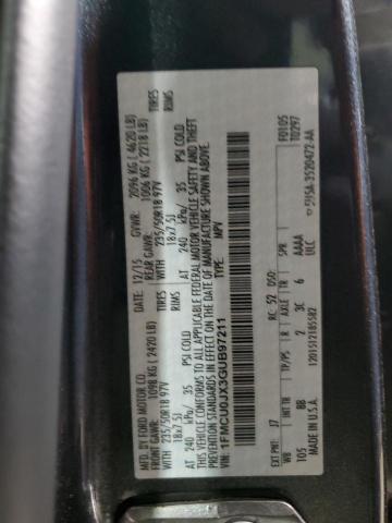 2016 FORD ESCAPE TIT - 1FMCU0JX3GUB97211