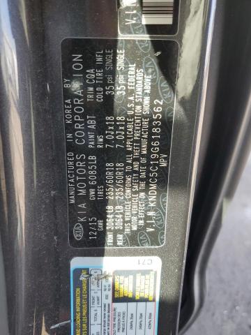 2016 KIA SEDONA EX KNDMC5C19G6183562