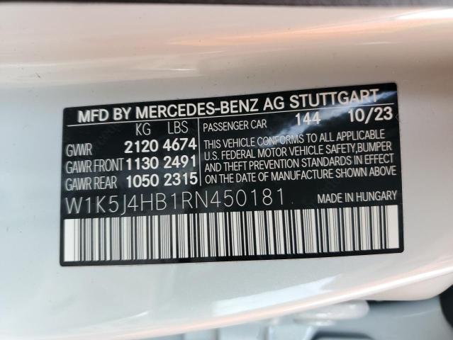 2024 MERCEDES-BENZ CLA 250 4M - W1K5J4HB1RN450181
