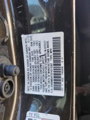 2015 HONDA CR-V EXL - 2HKRM3H75FH513562