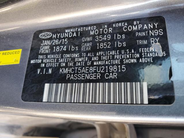 2015 HYUNDAI ACCENT GS KMHCT5AE8FU219815