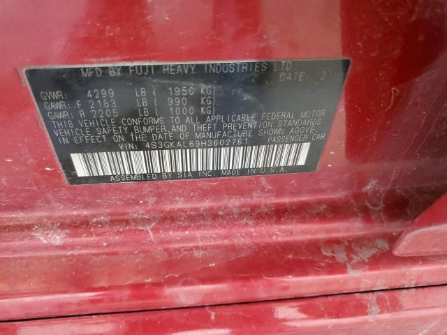2017 SUBARU IMPREZA SP - 4S3GKAL69H3602761