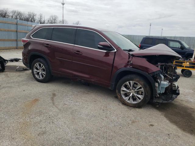 Vin: 5tdkkrfh8fs107212, lot: 51064115, toyota highlander xle 20154