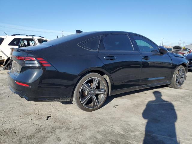 HONDA ACCORD HYB 2024 black  hybrid engine 1HGCY2F78RA055830 photo #4