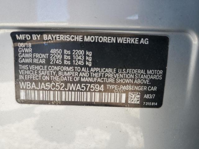 2018 BMW 530 I - WBAJA5C52JWA57594