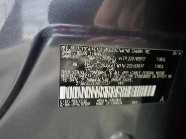 2016 TOYOTA RAV4 XLE - 2T3RFREV4GW503597