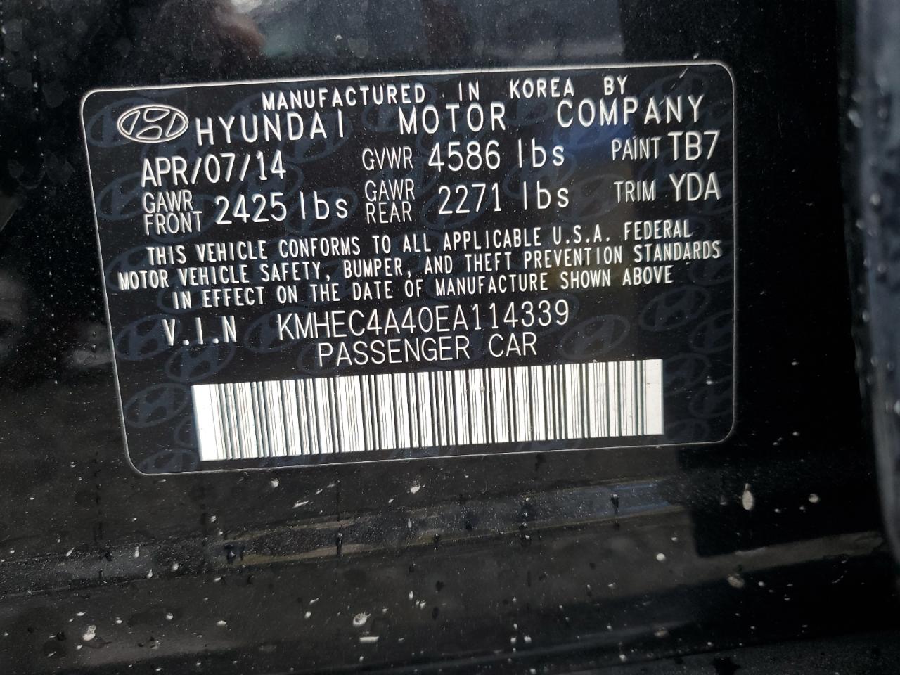 HYUNDAI SONATA HYBRID