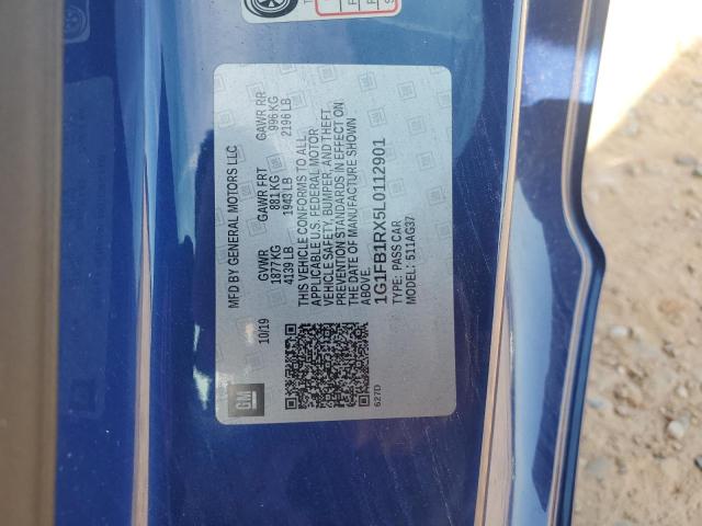 2020 CHEVROLET CAMARO LS - 1G1FB1RX5L0112901