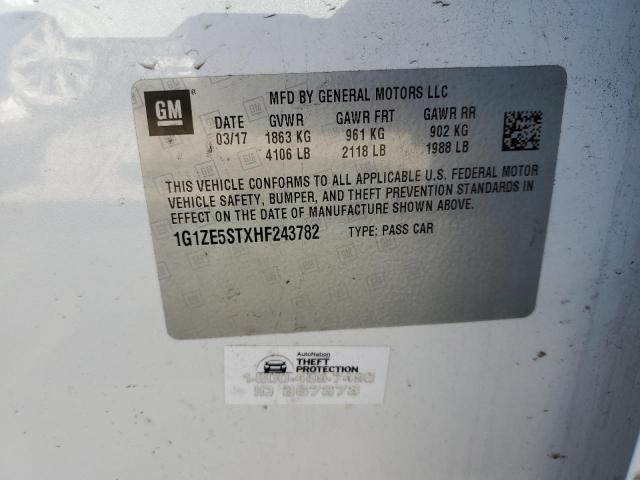 2017 CHEVROLET MALIBU LT - 1G1ZE5STXHF243782