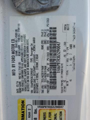 2016 FORD MUSTANG - 1FA6P8TH3G5290047