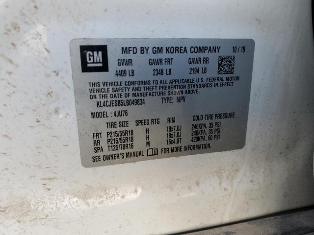2020 BUICK ENCORE PRE - KL4CJESB5LB049834