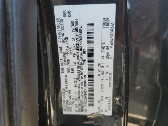 2015 FORD ESCAPE SE - 1FMCU9G92FUB98099
