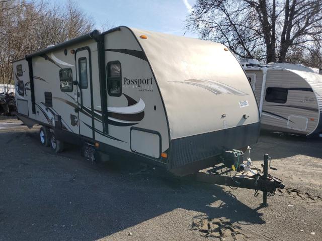 KUTB TRAILER 2014 cream   4YDT29223ET414693 photo #1