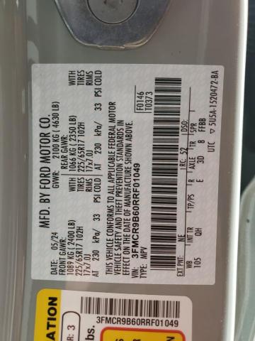 2024 FORD BRONCO SPO - 3FMCR9B60RRF01049