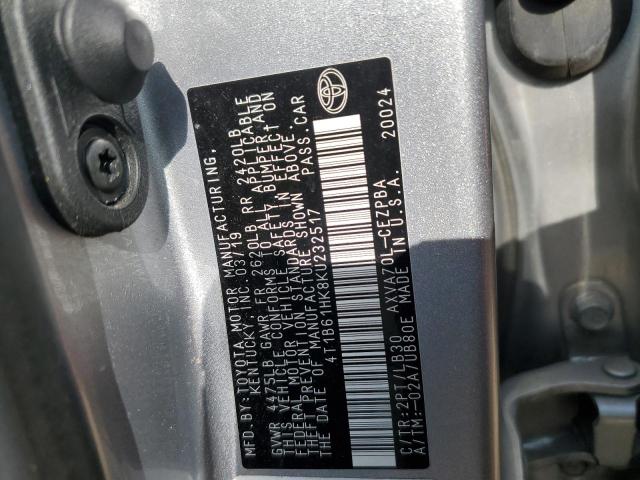 2019 TOYOTA CAMRY XSE - 4T1B61HK8KU232517
