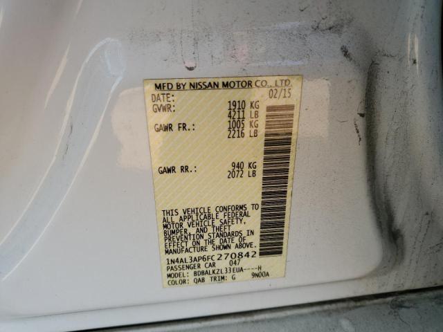 2015 NISSAN ALTIMA 2.5 - 1N4AL3AP6FC270842