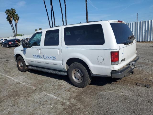 FORD EXCURSION 2000 white  gas 1FMNU40LXYEA64231 photo #3
