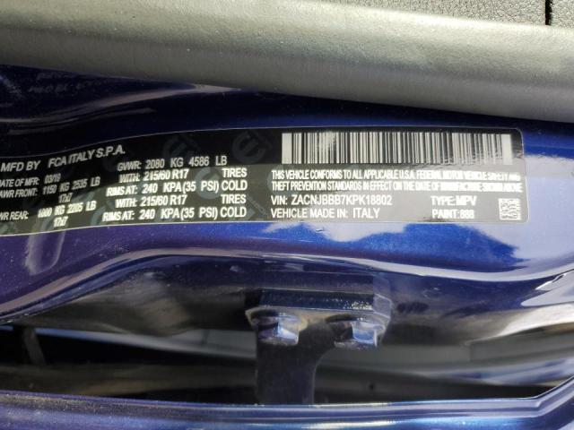 2019 JEEP RENEGADE L - ZACNJBBB7KPK18802