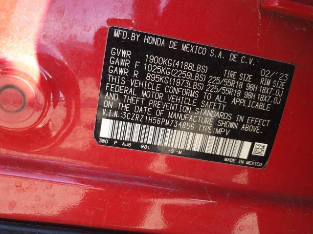 2023 HONDA HR-V SPORT - 3CZRZ1H56PM734856
