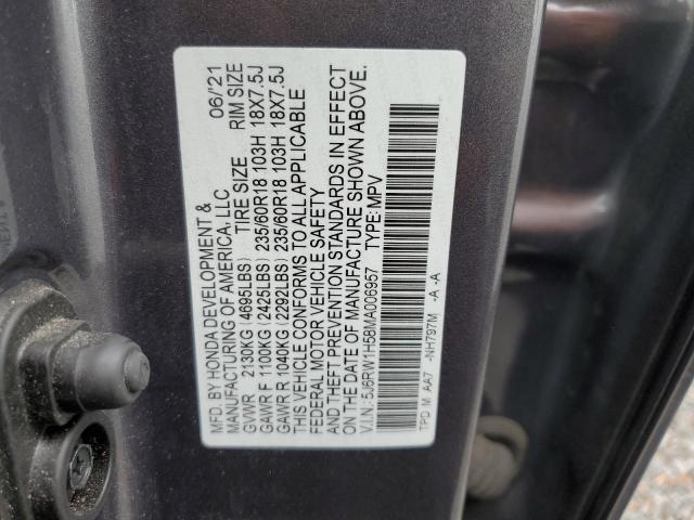 2021 HONDA CR-V EX - 5J6RW1H58MA006957