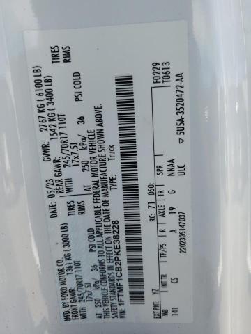 2023 FORD F150 - 1FTMF1CB2PKE38228