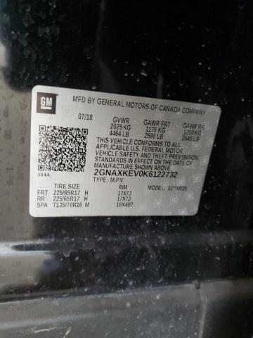 2019 CHEVROLET EQUINOX LT - 2GNAXKEV0K6122732