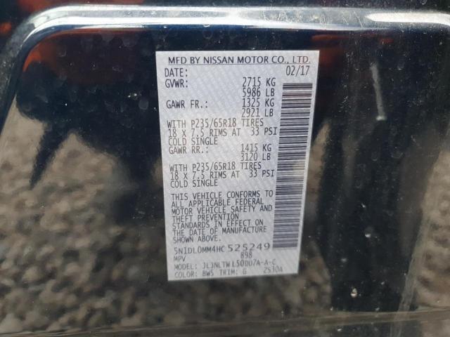 2017 INFINITI QX60 - 5N1DL0MM4HC525249