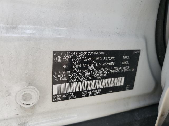 2022 TOYOTA RAV4 XSE - JTME6RFV7ND522135